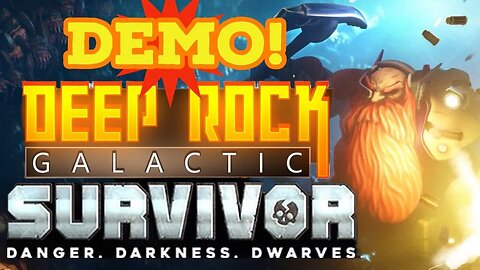 Deep Rock Galactic Survivor Demo Gameplay