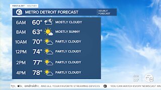 Metro Detroit Forecast: Getting warmer every day