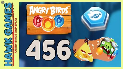 Angry Birds Stella POP Bubble Shooter Level 456 - Walkthrough, No Boosters
