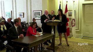 Canada: Danielle Smith sworn in as Alberta premier – October 11, 2022