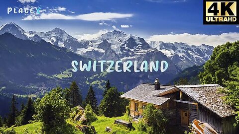 Grindelwald Switzerland 🇨🇭 Swiss Village Tour 🌞 Most Beautiful Villages in Switzerland 🚠 4k video