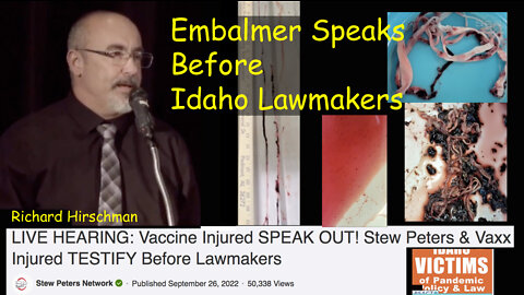 Embalmer Speaks Before Idaho Lawmakers