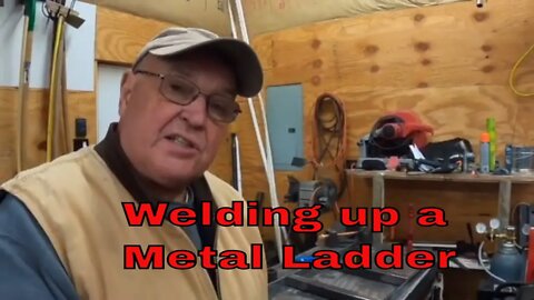 Homemade Metal Ladder for Furnace