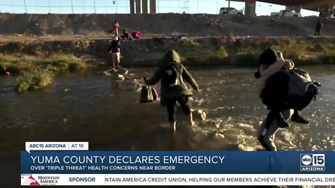 Yuma County declares emergency in unincorporated areas over 'triple threat' health concerns near border