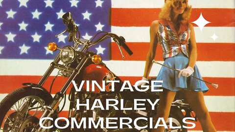 FUNNY VINTAGE HARLEY DAVIDSON COMMERCIALS