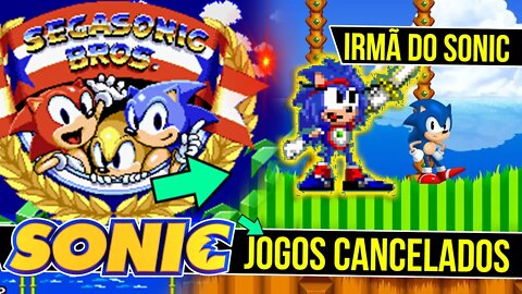 Jogo da IRMÃ do Sonic ?! | Jogos Cancelados do Sonic #shorts