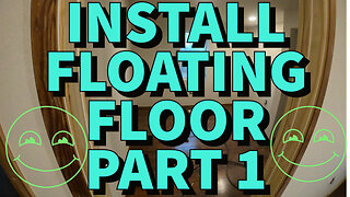 Installing 2nd floor, waterproof flooring, part 1