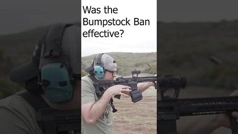 Thank Goodness they BANNED BUMPSTOCKS! #Shorts