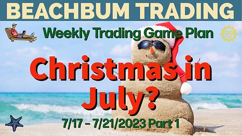 Christmas in July? | [Weekly Trading Game Plan] 7/17 – 7/21/23 | Part 1