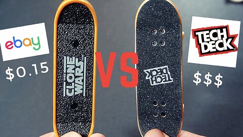 Tech Deck VS Cheap Fingerboard (sesh)