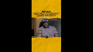 @shaq I can’t lie to the people if I don’t use the product I cannot endorse it