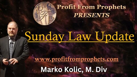 Sunday Law Update. Marko Kolic