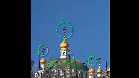 Ukraine: Crosses and the dome were BLACKENED on the temple of the Kiev-Pechersk Lavra