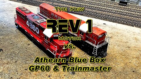 New REV 1 Motor DCC install GP60 and Trainmaster