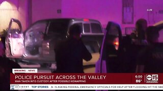 Domestic situation leads to police pursuit, arrest in Glendale