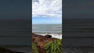 PEDRA NA PRAIA DO COSTÃO COM ESSA VISTA LINDA EM PERUÍBE-SP 11/06/2021 #SHORTS