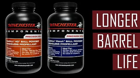 Longer Barrel Life With Winchester Powders!