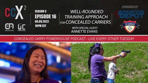 CCX2 S03E16: Well-Rounded Training Approach for Concealed Carriers With Special Guest Annette Evans