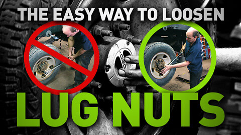 The Easy Way To Break Any Lug Nut Loose [Remove Frozen Lug Nuts With No Special Tools]