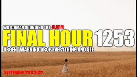 FINAL HOUR 1253 - URGENT WARNING DROP EVERYTHING AND SEE - WATCHMAN SOUNDING THE ALARM