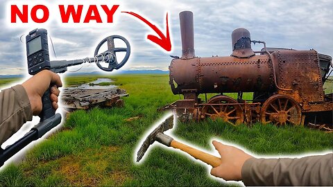 Searching For TREASURE on ABANDONED Railroad!!