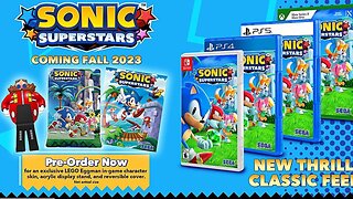 Sonic Superstars Preorders Revealed Lego Egg Man Game Skin & Reversible Cover & More