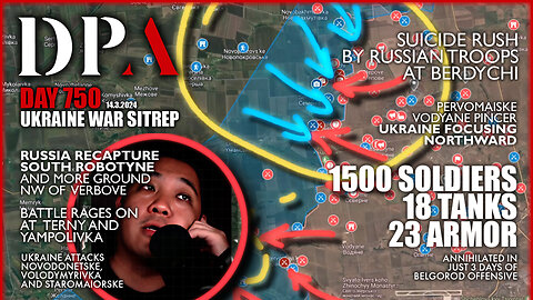 [ Ukraine SITREP ] Massive losses at Belgorod Offensive: comparable to Zaporizhzhia Counteroffensive