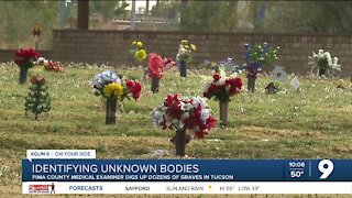 Pima County medical examiner exhumes 66 bodies to collect DNA, I.D. remains