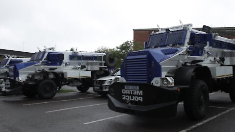 SOUTH AFRICA - Durban - Caspir armoured vehicle handover (Video) (EzN)