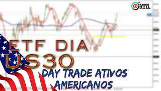 ESTRATÉGIA DAY TRADE PARA ALAVANCAR CONTA COM BAIXO RISCO - ÍNDEX US30 / ETF DIA ATIVOS AMERICANOS