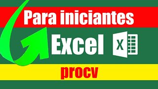 Como usar o PROCV no excel para iniciantes facil e rapido