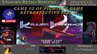 Killer Instinct (Arcade)| Fighting Game Retrospective #2 | 🥊🥋🎮