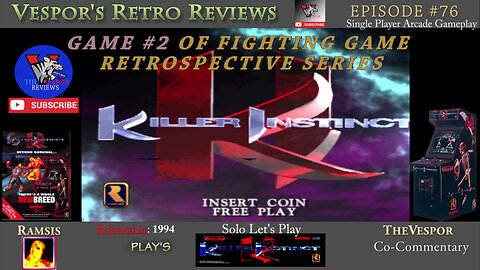 Killer Instinct (Arcade)| Fighting Game Retrospective #2 | 🥊🥋🎮