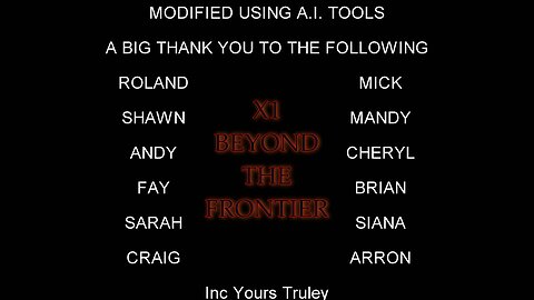 X1 - BEYOND THE FRONTIER - MOVIE