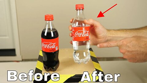How to Take the Color Out of Coke-The Colorless Coke Experiment