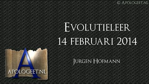 Presentatie: Evolutietheorie - Wetenschappelijk? [Dutch]
