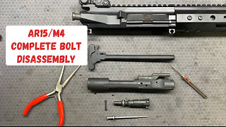 Step by Step AR15/M4 bolt disassembly