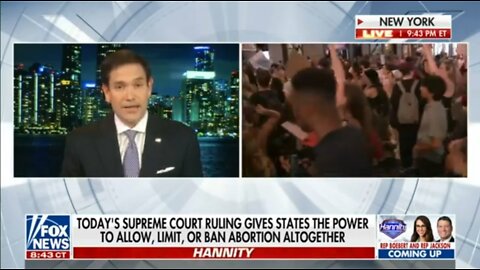 Sen Rubio: Liberal Media Makes You Think Abortion Has Been Banned, It's Not