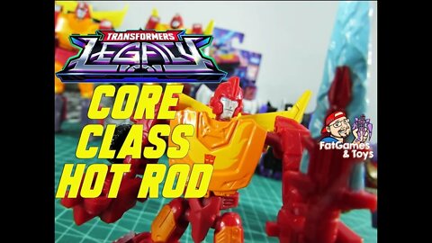 ⚠️🚗[IMPERDÍVEL] Transformers Legacy Core Class Hot Rod Review