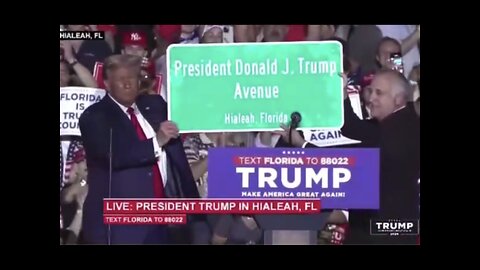 TRUMP❤️🇺🇸🥇HONORED WITH STREET NAMED PRESIDENT DONALD J. TRUMP AVENUE💙🇺🇸🛣️⭐️🏆
