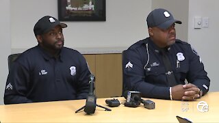 Officers help save runner's life after he collapsed during the Detroit Free Press Marathon