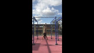 Outdoor Handstand Practice