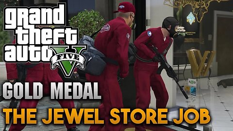 The Jewel Store Job (Smart Approach) - Mission #17 🌴 GTA V (PS5) 🥇 Gold Medal Guide