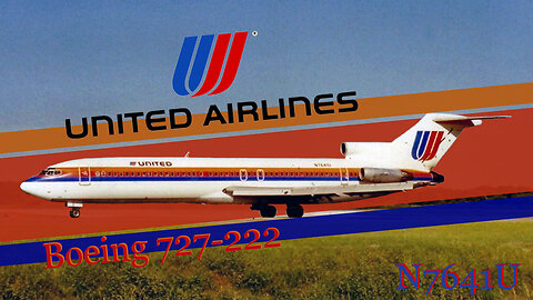 United Airlines Boeing 727-222, (N7641U) three decades of service across America