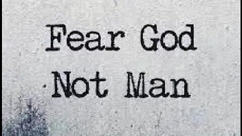 Most Christians don't Fear God!