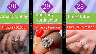 Top 30 Most Expensive Engagement Rings in The World 2022.