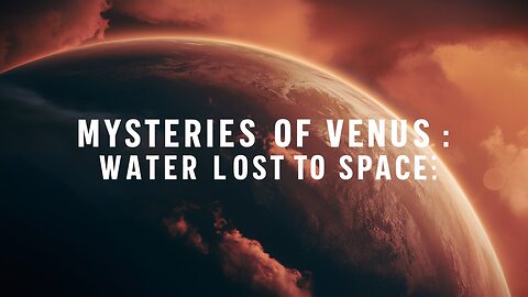 Mysteries of Venus: Water Lost to Space #shorts #cosmicshorts