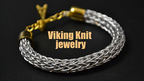 Viking Knit jewelry. Wire wrapped bracelets Step by step tutorials for beginners.
