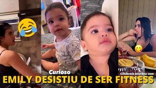 BABAL DE SURPRESA ENCONTRA EMILY FUGINDO DA DIETA E ELA TODA DESCONFIADA