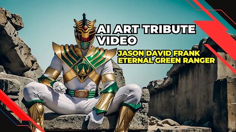 Ai Art Tribute Green Ranger David jason frank
